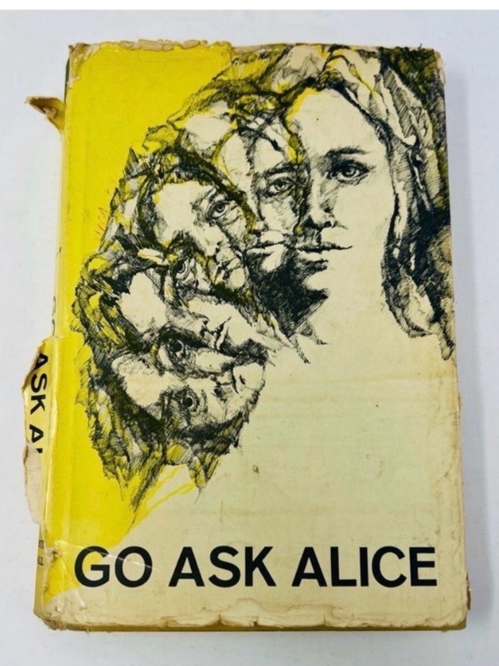 Vintage 'Go Ask Alice' Book 1971 Prentice Hall. New York. 1971.